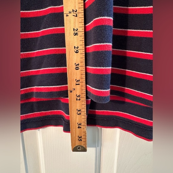 POLO RALPH LAUREN Men’s *RARE* Vintage XL Short Sleeve Cotton Polo BAND COLLAR - Picture 9 of 12